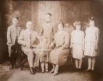 20世纪初彼得的棕褐色照片 & 海伦·沃森和他们的5个孩子